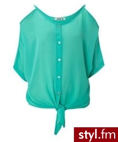 Wal-G Cut out shoulder top - Koszule Ciuchy Moda
