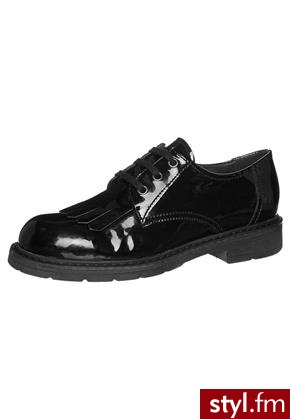 Janet Sport Oksfordki czarny (32754) - Pozostałe Buty Moda