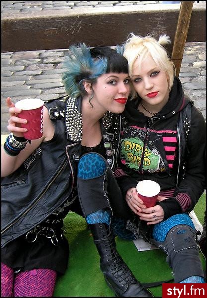 Punk Rock Alternatywne Średnie Fryzury