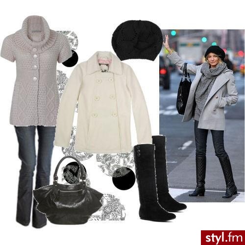 Spodnie - Republic
Sweterek - Oli
Płaszcz - Alloy
Torba - Topshop
Buty - Heels
Czapka - Tillys - Styler