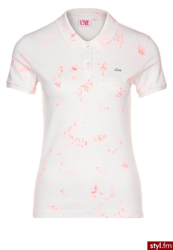 Lacoste LIVE Koszulka polo biały - Bluzki Ciuchy Moda