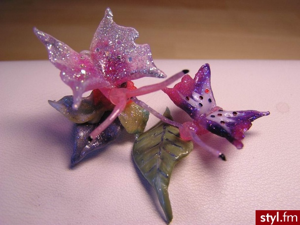 Autor: elviola akrylowe motylki. Autor: <b>elviola</b><br /> - Paznokcie