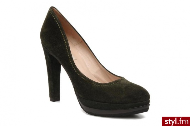 Pura Lopez CZÓŁENKA ALICANTE BY PURA LOPEZ (Khaki) - Czółenka Buty Moda