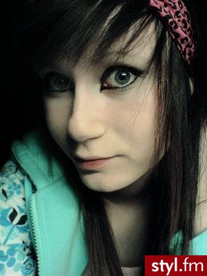 EMO Alternatywne Średnie Fryzury