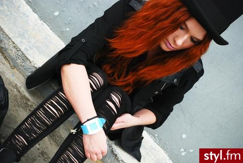 Kolorowe Punk Rock Alternatywne Średnie Fryzury