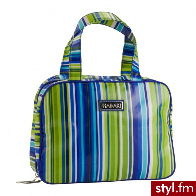 HADAKI Torba na kosmetyki Makeup Case Pod jazz cobalt stripes - Kosmetyki