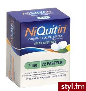 GLAXOSMITHKL NIQUITIN MIĘTOWY 2 MG X 72 PASTYLEK DO SSANIA - Bransoletki Biżuteria Moda