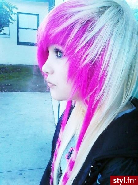 scene <33 - EMO Alternatywne Długie Fryzury