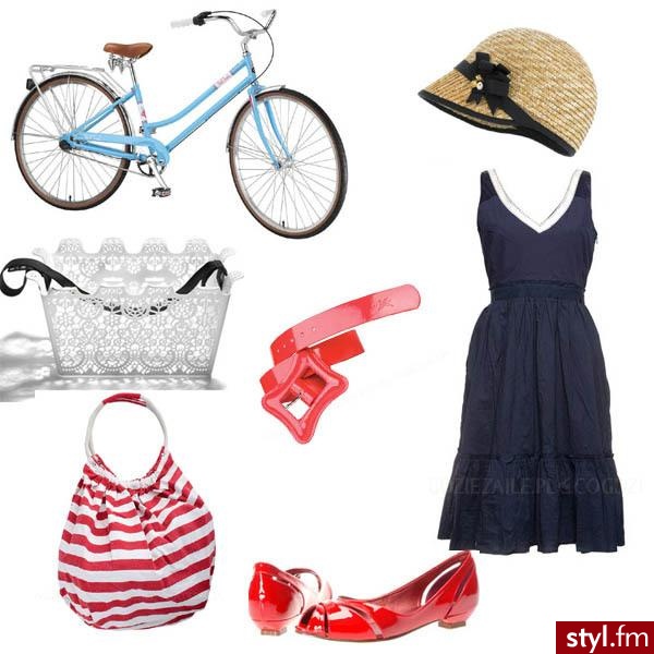 Na spotkanie z przyjaciółmi Rower Nirve; Sukienka Reserved - 129 zł; Kapelusik Eugenia Kim - 590 zł; Pasek Diverse - 39.90 zł; Torebka Butik - 39. 90 zł; Buty Bronx - 155 zł; Koszyk na rower Relish - 120 zł  :) - Styler