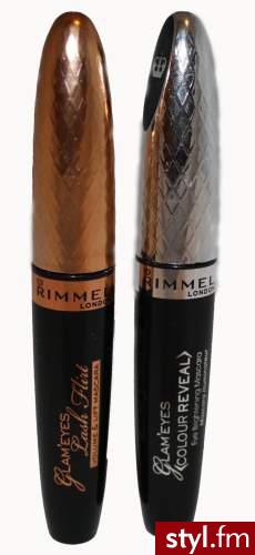 Rimmel Glam'Eyes Lash Flirt + Glam'Eyes Colour Reveal 002 - Dzienne Makijaże
