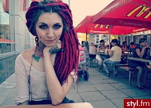 Dredy Alternatywne Długie Fryzury
