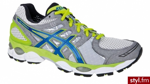 Buty Asics Gel-Nimbus 14 męskie Sportowe Odcienie szarości i srebra - Sportowe Buty Moda