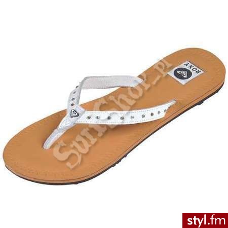 ROXY KLAPKI 2012 NEL 36 WHITE- DAMSKIE - Klapki Buty Moda