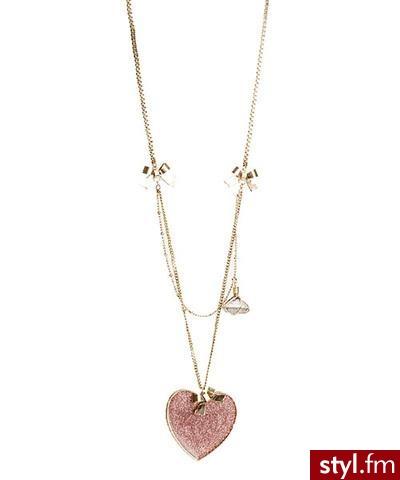 Podwójny, dziewczęcy naszyjnik od Betsey Johnson. Cena: $45 - Pozostałe Dodatki Moda