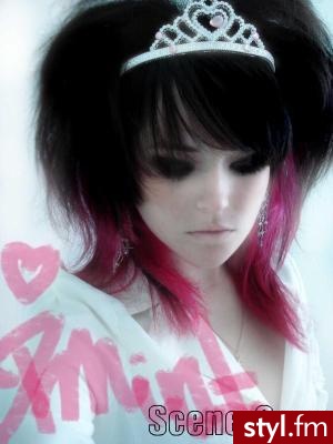 EMO Alternatywne Średnie Fryzury