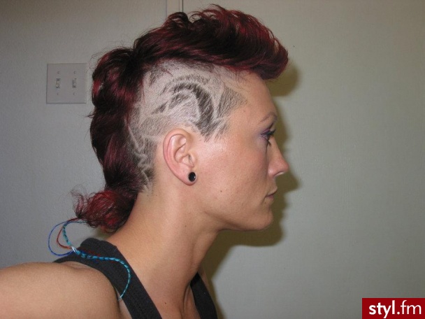 Punk Rock Alternatywne Średnie Fryzury