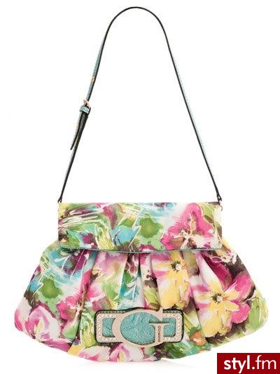 Kwiecista torebka firmy Guess - 75$ - Pozostałe Torebki Moda