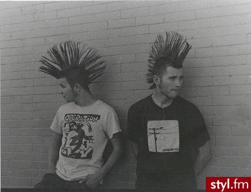 Punk Rock Alternatywne Średnie Fryzury