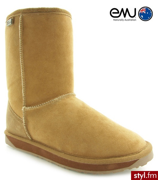 Emu BOTKI PLATINUM STINGER LO CHESTNUT - Botki Buty Moda