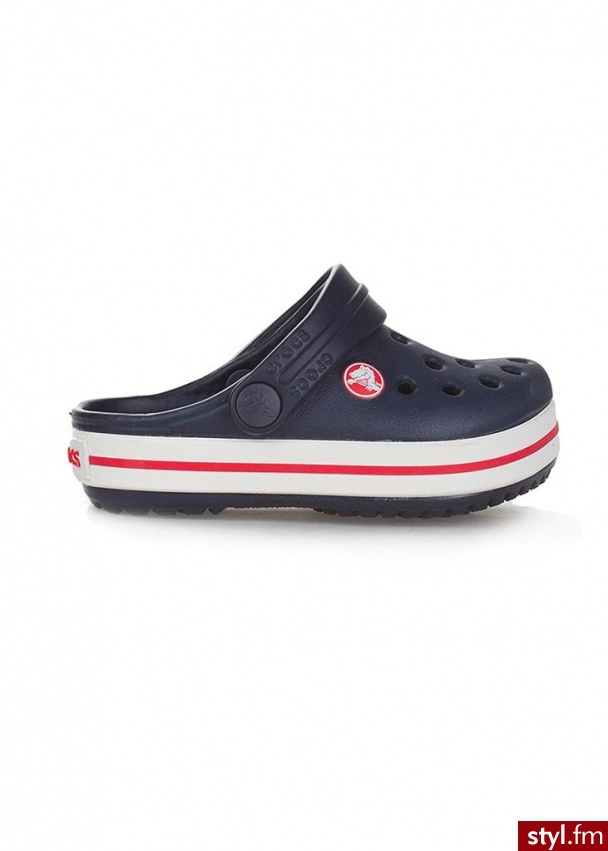 CROCS Klapki kids crocband navy granatowy - Klapki Buty Moda