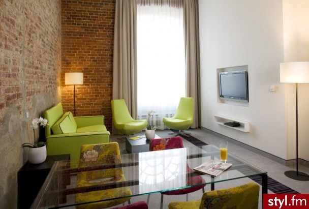 Wnętrze hotelu Andel\'s w Łodzi. - Mój pokój Wnętrza