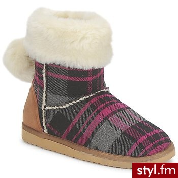 Rip Curl Buty Dziecko  Butter Milk Girl Pink / PLAID - Kozaki Buty Moda