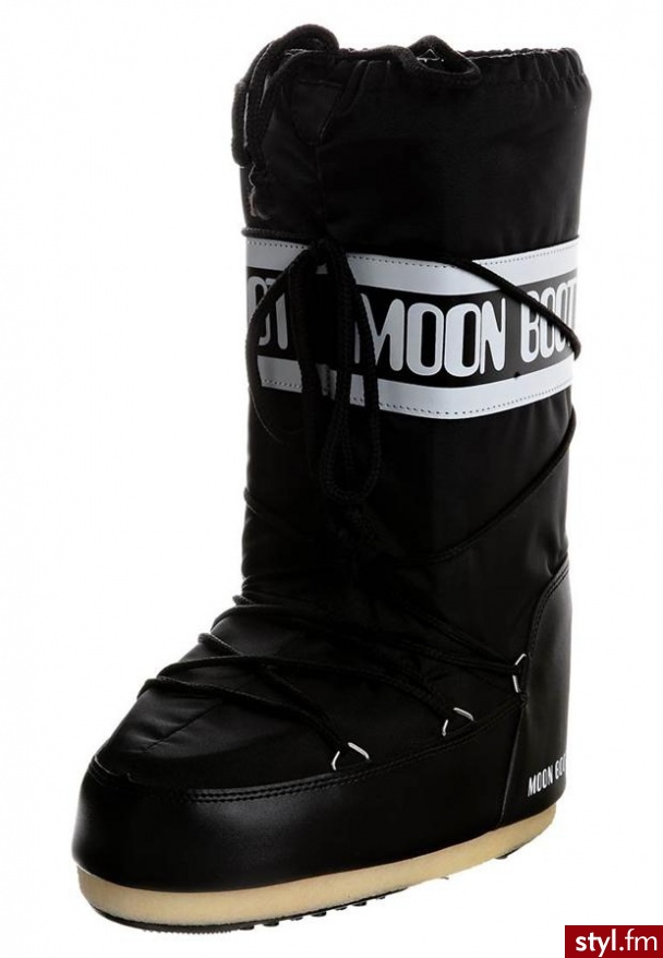 Moon Boot NYLON Kozaki zimowe czarny - Kozaki Buty Moda