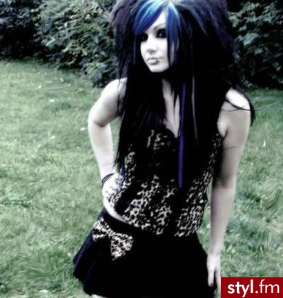 EMO Alternatywne Średnie Fryzury