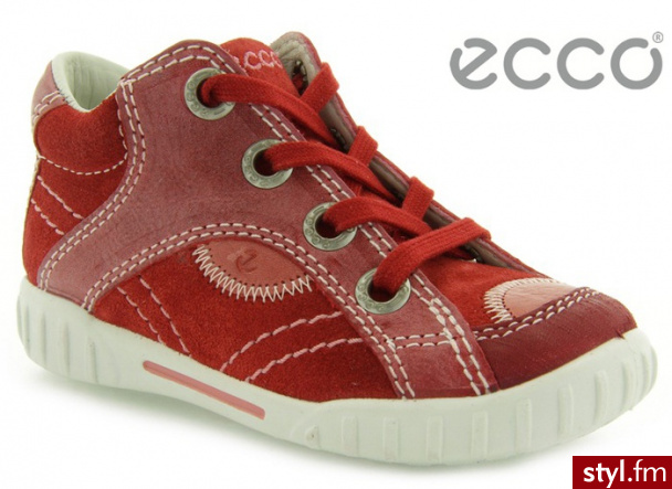 Ecco PÓŁBUTY MIMIC CHILLI RED - Półbuty Buty Moda