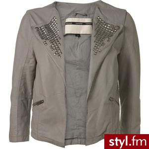 Stud Leather Jacket - TopShop - Polyvore. Pobrano ze strony: http://www.polyvore.com/stud_leather_jacket/thing?id=9965067 - Pozostałe Ciuchy Moda