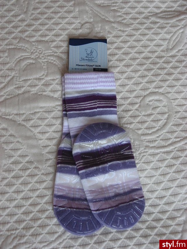 Sterntaler Skarpetki ABS SUN 23/24 80320 kolor 643 - Rajstopy Bielizna Moda