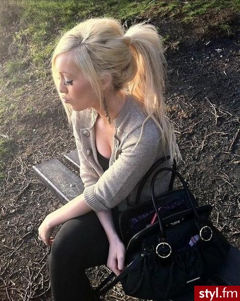 Blond Rozpuszczone Proste Na co dzień Długie Fryzury