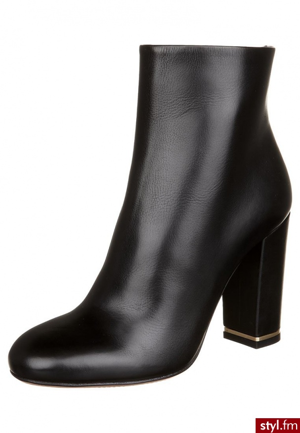 Eva Turner BURRO Botki na obcasie czarny - Botki Buty Moda