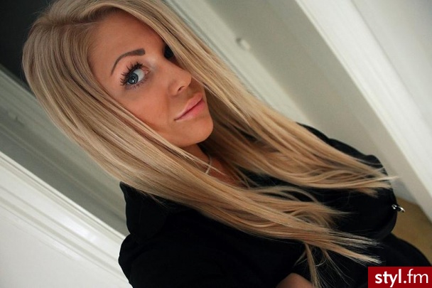 Blond Rozpuszczone Proste Na co dzień Długie Fryzury