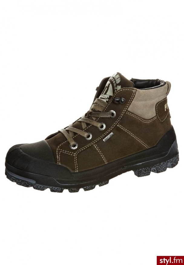 fullstop. Botki sznurowane oliwka Buty sportowe - Botki Buty Moda