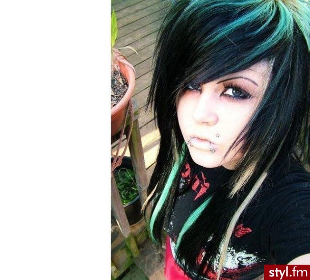 To nie mój fryz i nie moje foto! - EMO Alternatywne Średnie Fryzury