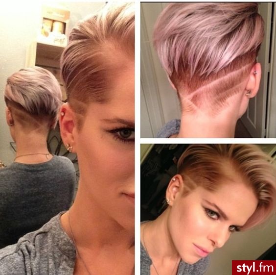 Blond Rozpuszczone Proste Na co dzień Krótkie Fryzury