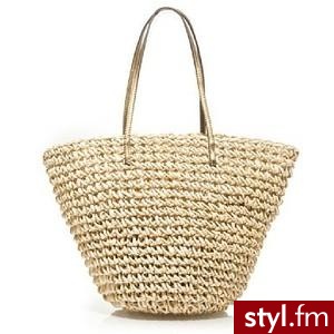 Women's bags - straw bags - Seaside tote - J.Crew - J Crew - Polyvore. Pobrano ze strony: http://www.polyvore.com/womens_bags_straw_seaside_tote/thing?id=15888359 - Pozostałe Torebki Moda