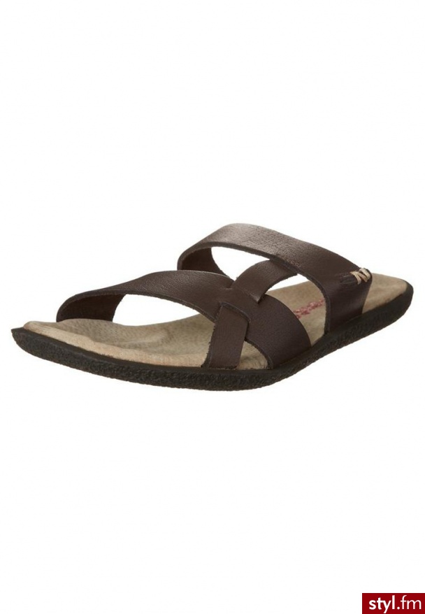 Kickers PEPITE Klapki brązowy (275661-60) - Klapki Buty Moda