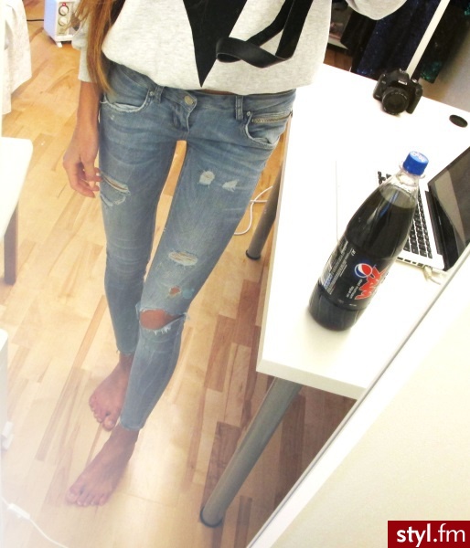 Jeansy Spodnie Moda