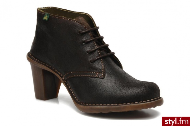 El Naturalista PÓŁBUTY I BOTKI DUNA N523 BY (Brązowy) - Botki Buty Moda