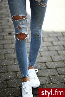 Jeansy Spodnie Moda