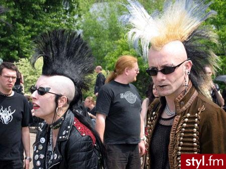 Punk Rock Alternatywne Średnie Fryzury