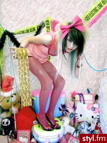 EMO Alternatywne Średnie Fryzury