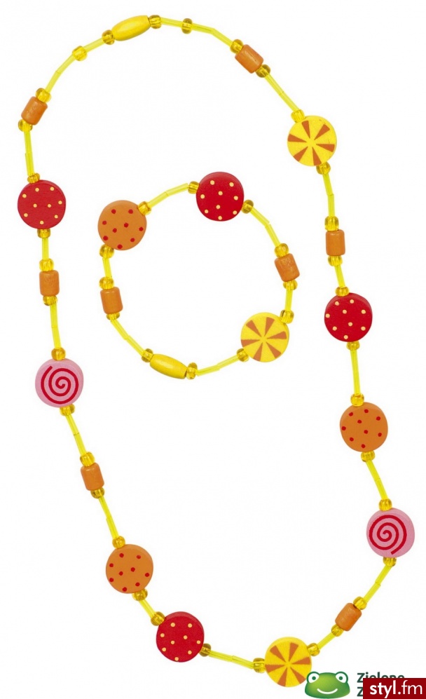 Small Foot Design Biżuteria Z Drewna Korale Dla Dzieci I Bransoletka Lizaki 7751 - Korale Biżuteria Moda