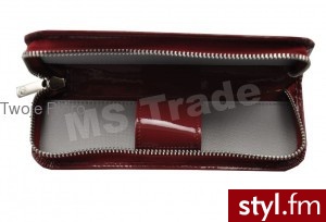 PELIKAN Etui TG180 czerwone lakierowana skóra (780) - Portfele i etui Dodatki Moda