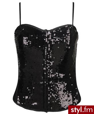 Gorset w cekiny. 51 PLN - forever21.com - Pozostałe Ciuchy Moda