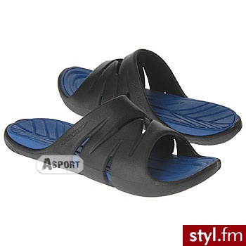 Klapki basenowe PRO DECK granatowe Speedo | (8-016675021) Czarny - Klapki Buty Moda