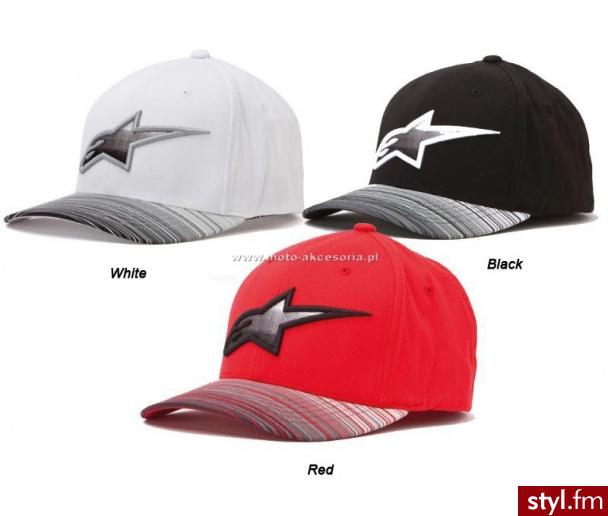 Czapka z daszkiem Alpinestars Strobic Flexfit - Nakrycia głowy Dodatki Moda