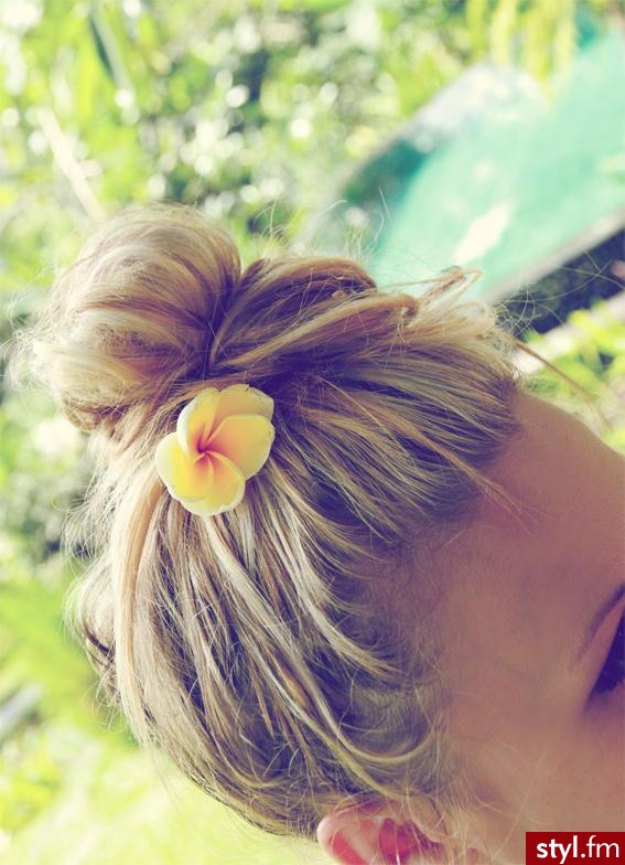 Blond Kok Proste Na co dzień Długie Fryzury